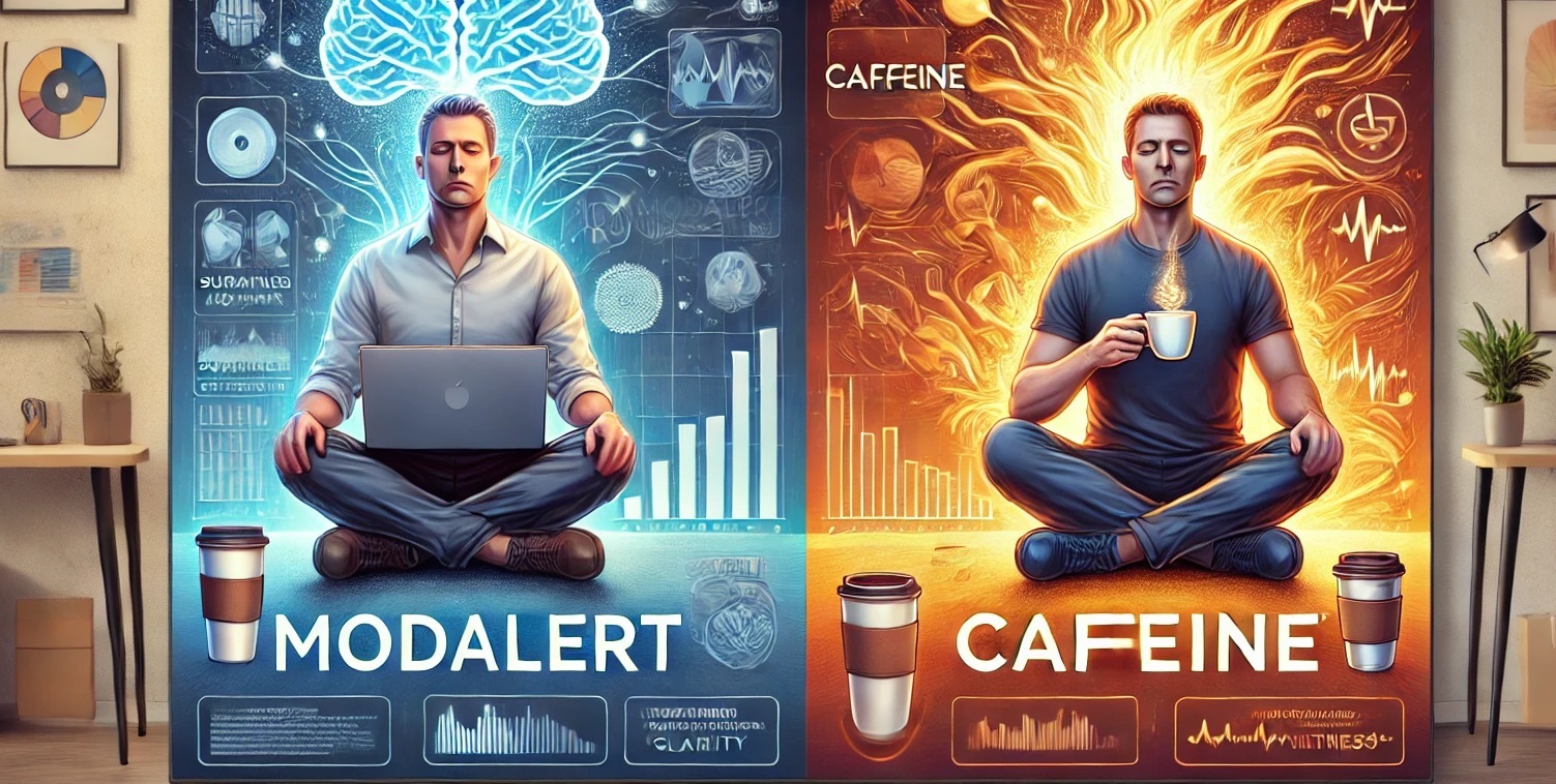 Modalert vs Caffeine – comparison